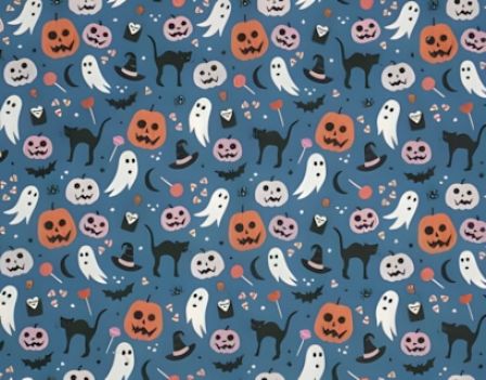 Halloween Fright Night dog collar #4